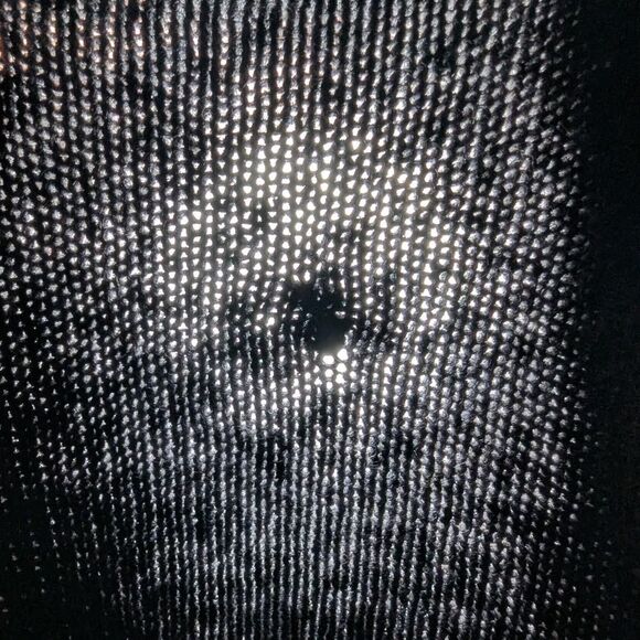 Vintage 90s y2k Women's Wool Angora Cashmere Small Black Tie-Front Cardigan - Picture 6 of 8